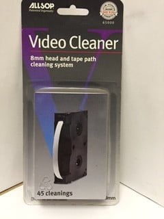 8mm Video Cleaner Head And Tape Path Cleaning System Allsop
