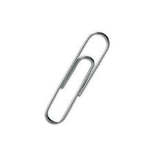 Paperclips silver 25mm Papeterie trombone 100/box